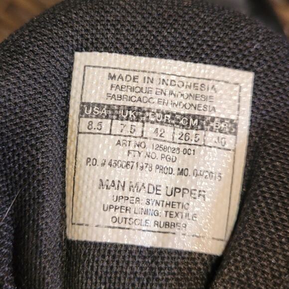 Under Armour Men Armourbound Football Cleats Size 8.5 Black Neon Yellow High Top - Picture 2 of 9